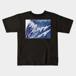 "Thank God!" Acrylic Abstract Fluid Pour Painting Kids T-Shirt